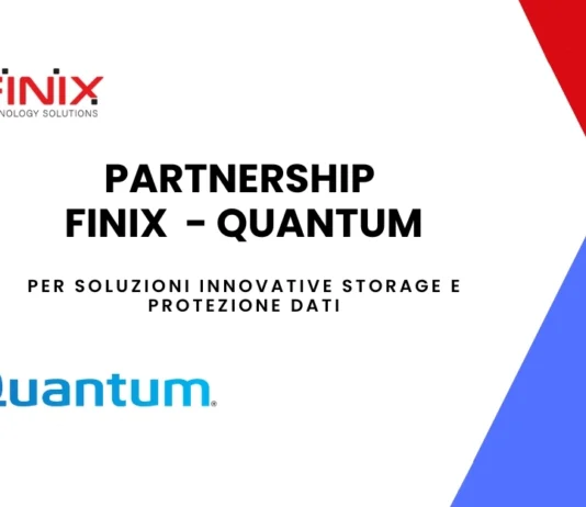 FINIX Technology Solutions annuncia una partnership strategica con Quantum per la fornitura di soluzioni avanzate di archiviazione e gestione dei dati Partnership FINIX-QUANTUM